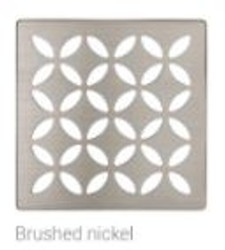 Schluter Kerdi Drain Style Floral Brushed Nickel EBT